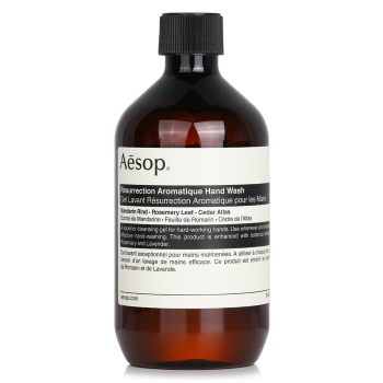 Aesop Resurrection Aromatique para lavar as mãos com tampa de rosca 500ml/16.9oz