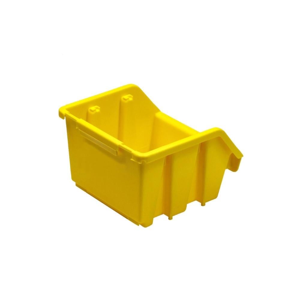 PROREGAL SuperSaver Set 5x Opbergdoos 1 HxBxD 7,5 x 11,6 x 11,2 cm Polypropyleen Geel
