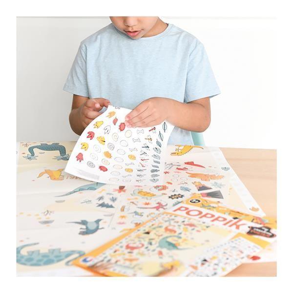POPPIK Sticker Kreativ Poster Dinosaurier
