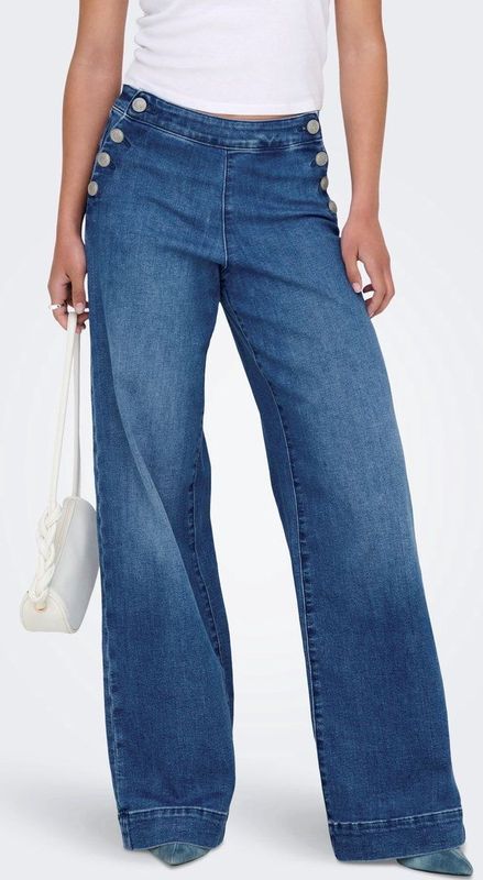 Only - ONLMADISON - Jeans - Medium Blue - Stretchdenim