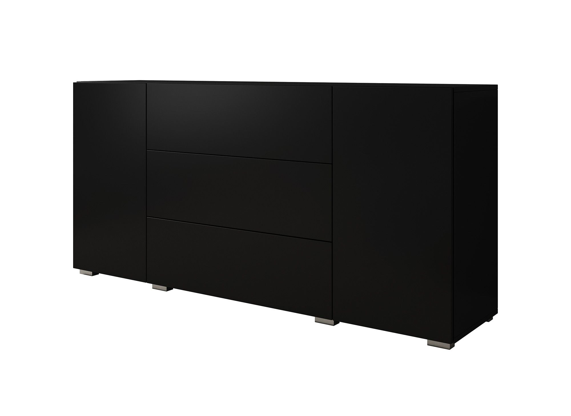 Bonzo - Dressoir - Zwart - 150x39x68 cm