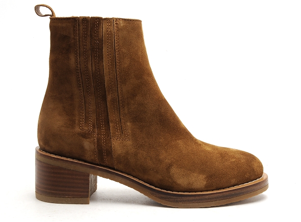 Alpe boots bottine talons femme 2617 marron