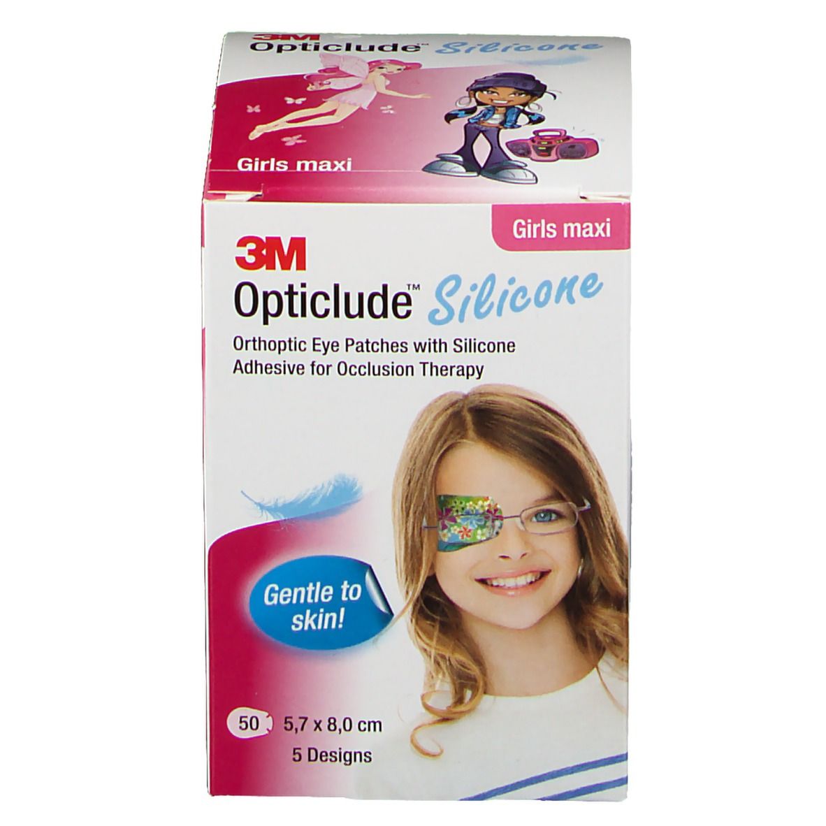 Opticlude 3M Silicone Girls maxi 5,7 x 8 cm