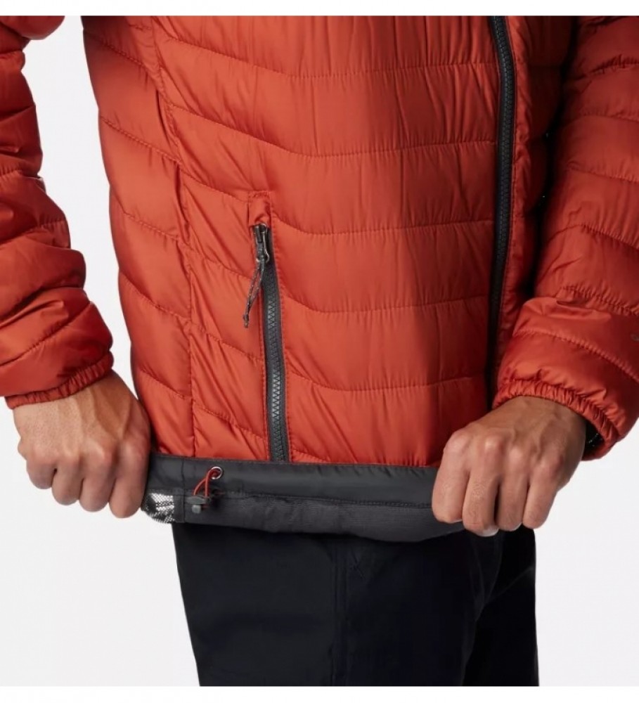 Jaqueta Columbia Powder Lite, vermelha