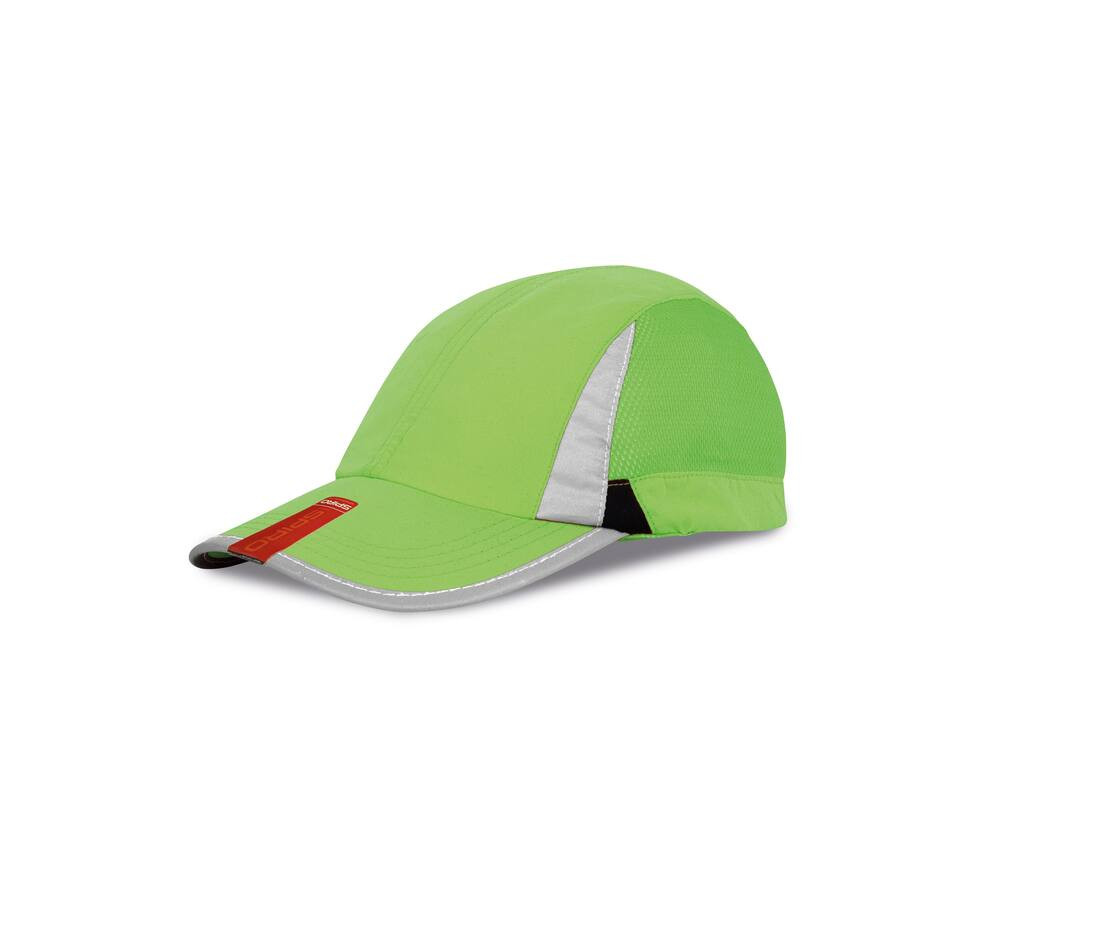 RESULT RC086 - Casquette de Sport à Séchage Rapide avec Détails Réfléchissants