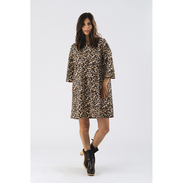 Lollys Laundry CarlaLL Short Dress SS Leopard print