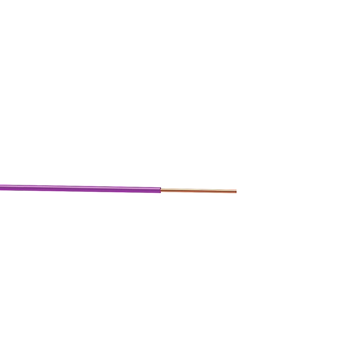 Fil 1,5mm² H07VU violet couronne 100m