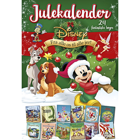 Disney julekalender m/24 bøger