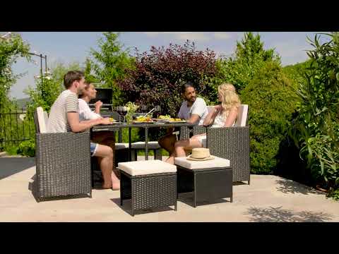 Rattan Sitzgruppe Bilbao