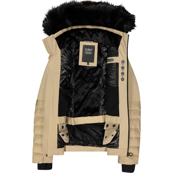 Veste de ski CMP WOMAN JACKET ZIP HOOD SESAMO