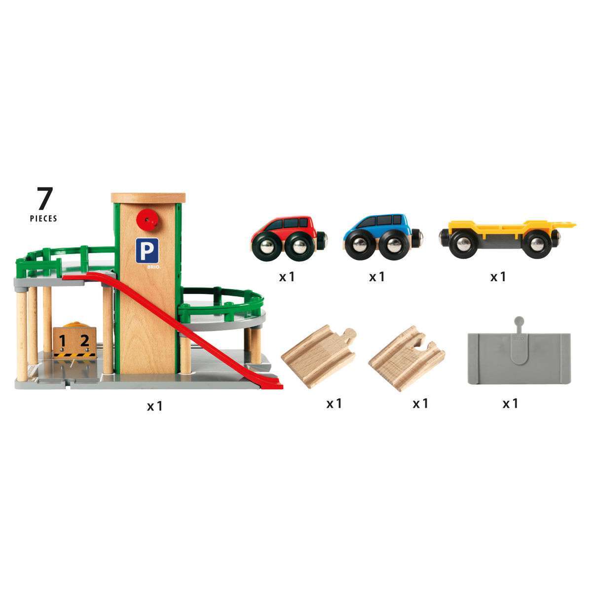 BRIO Spiel Parkhaus, Straßen&Schienen