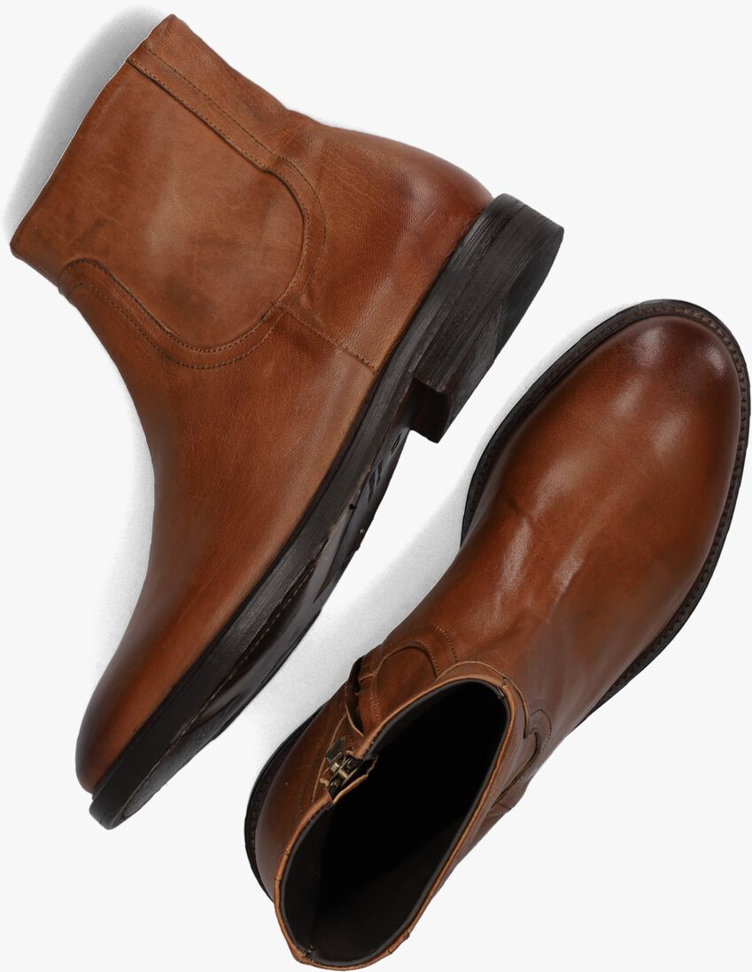 MAZZELTOV cognac mazzeltov enkelboots 4520