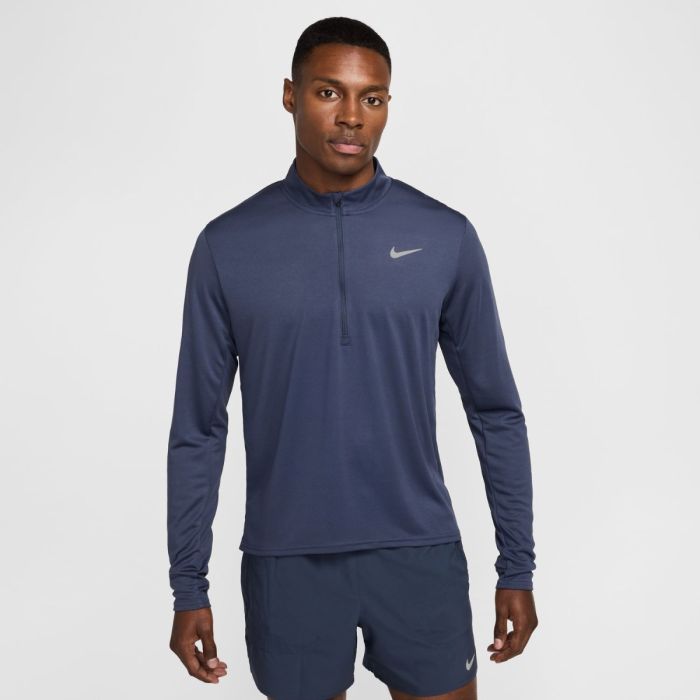 Nike Herre Trøjer Dri-FIT Pacer Half Zip Long Sleeve Tee Blå