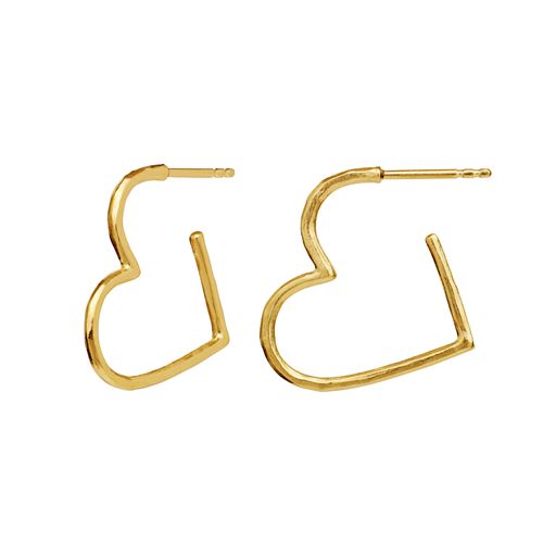 Maanesten Laia Medi Øreringe, Gold Plated