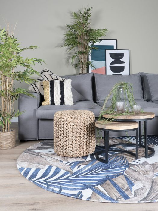 Palm Blue Rond ø160 cm