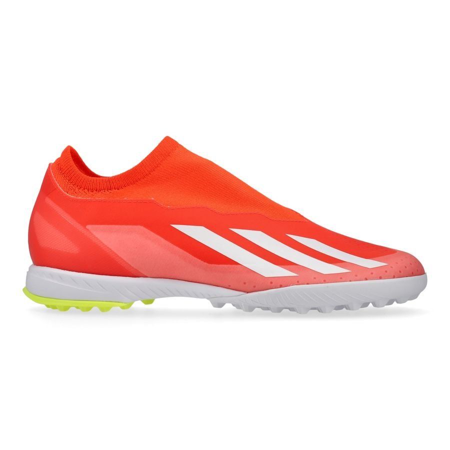 adidas X Crazyfast League Laceless TF Energy Citrus - Rouge/Blanc/Jaune