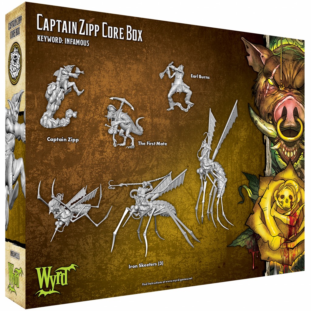 Malifaux 3E - Bayou - Captain Zipp Core Box