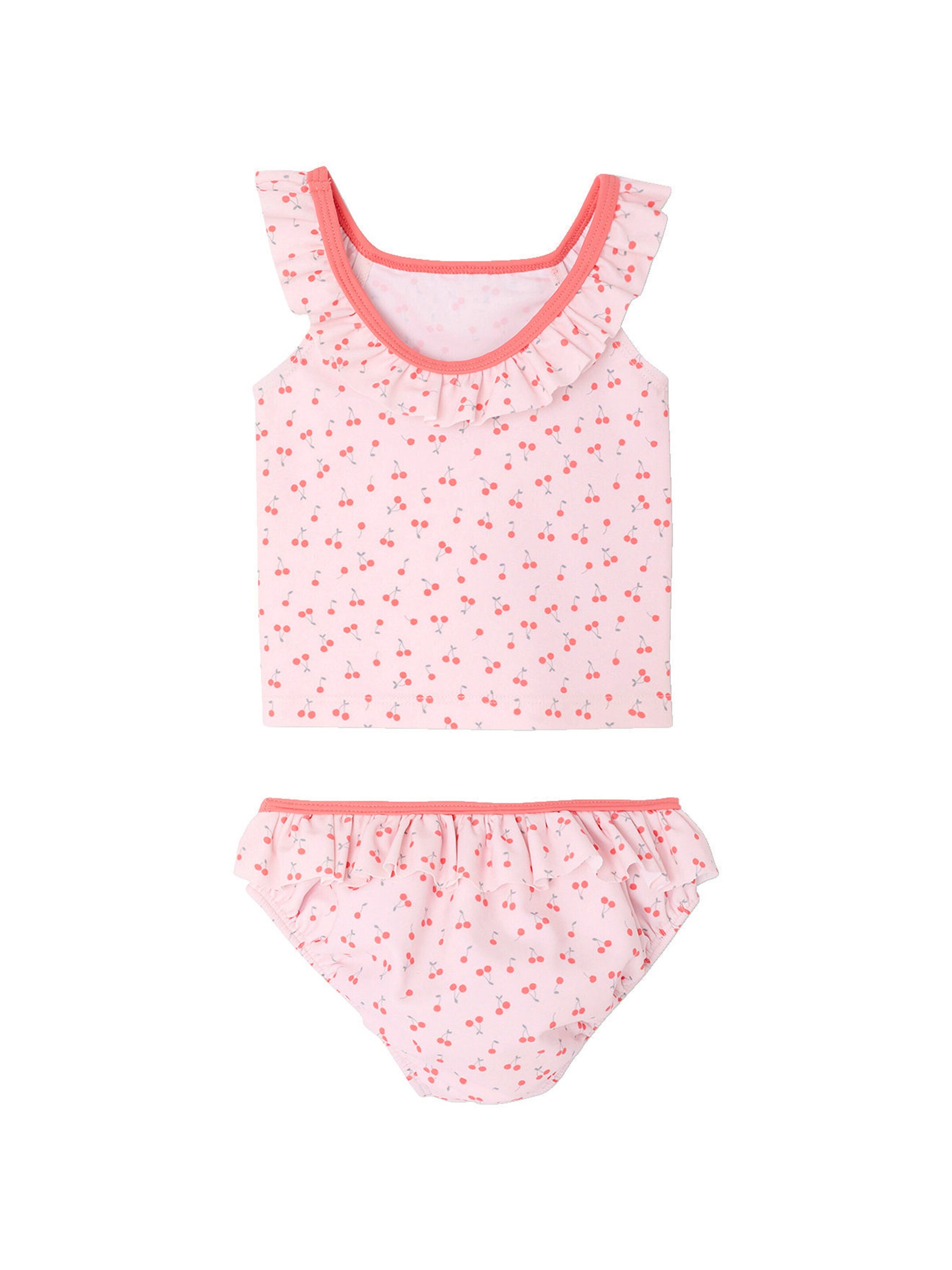 Vertbaudet Mädchen Baby Bikini mit integrierter Schwimmwindel hellrosa