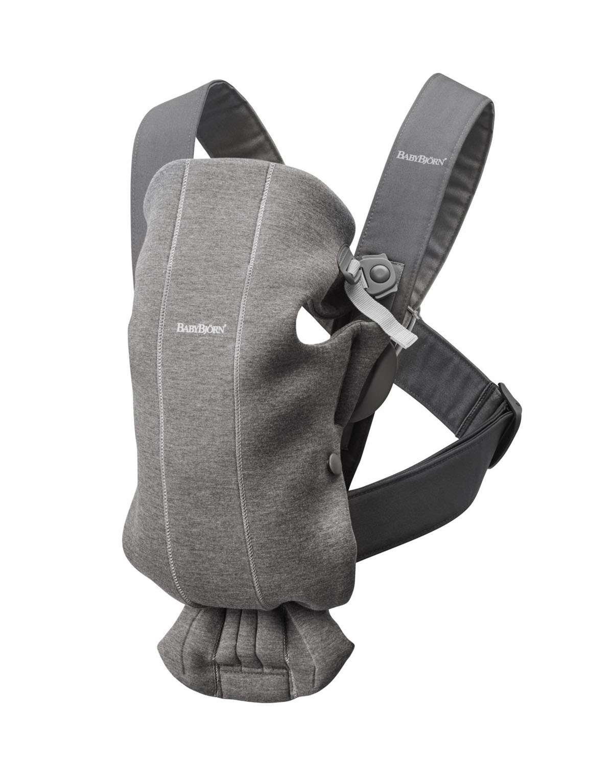 Mini Bæresele Nyfødt – Ekstra Nærhet – Baby Carrier 0-12m, Dark grey
