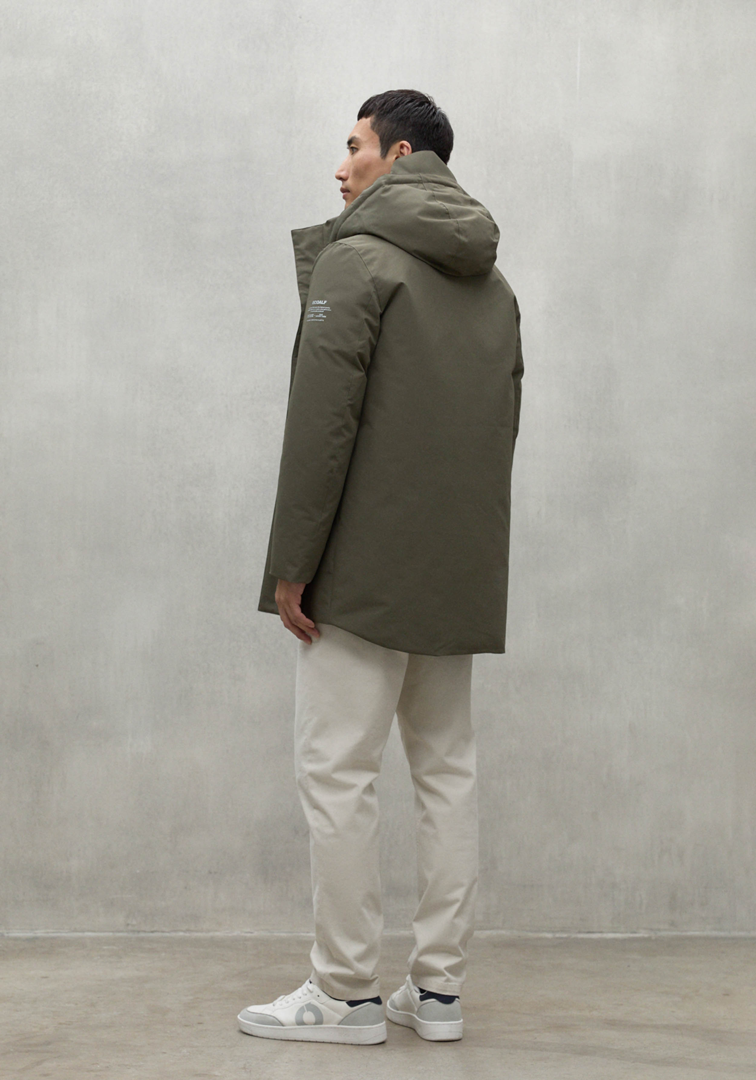 Ecoalf Parka Parko Dark Olive