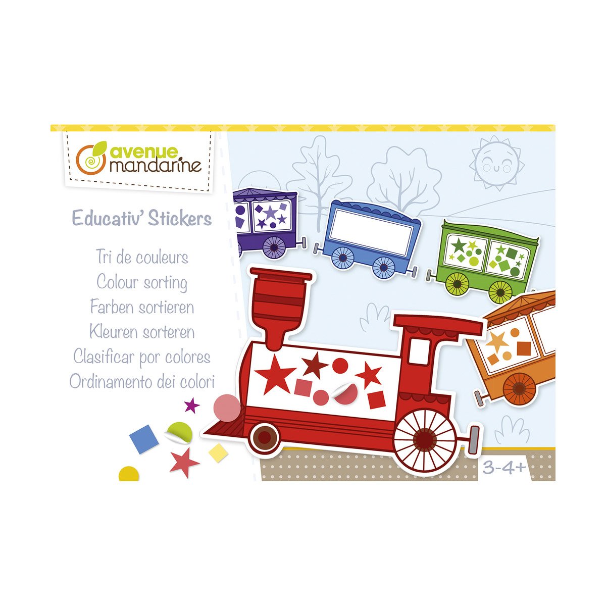 Boîte créative Educativ' Stickers - Tri de couleurs