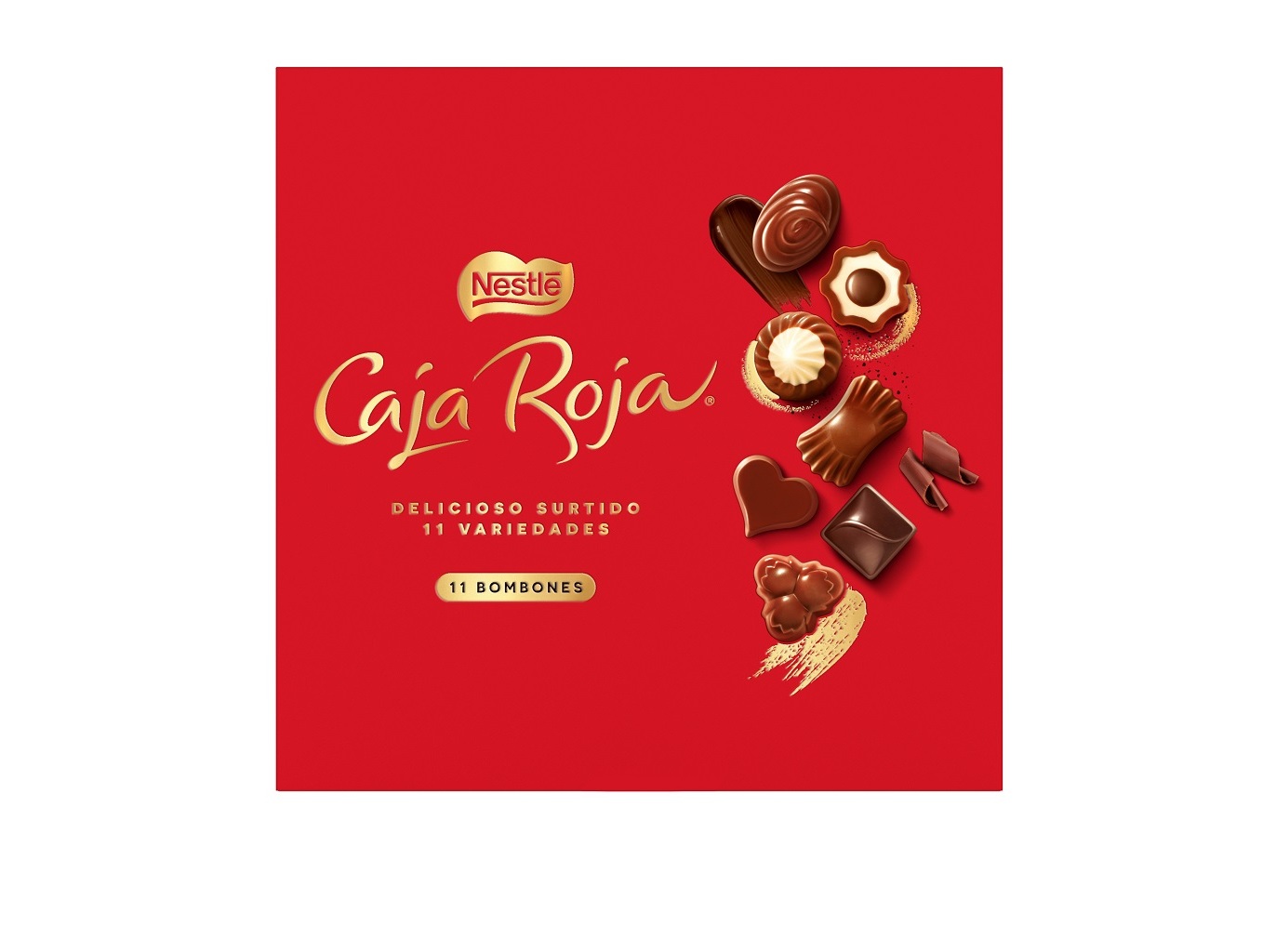 BOMBONS DE CHOCOLATE CAJA ROJA 103G