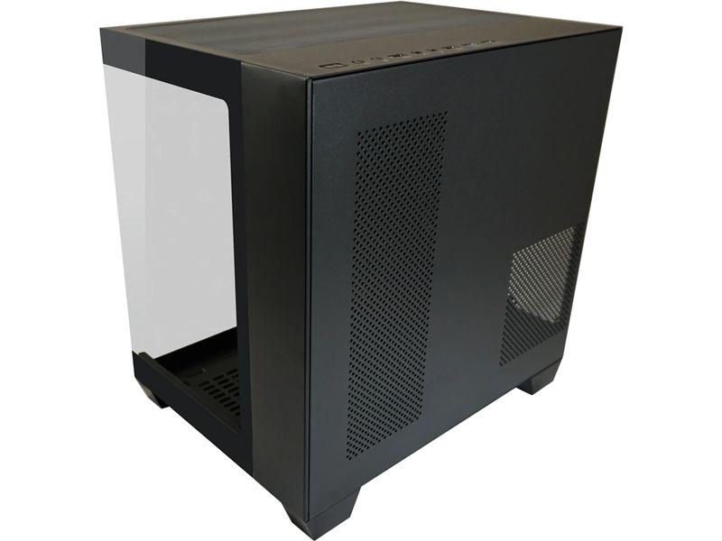 LC-Power PC-Gehäuse Gaming 809B Dark Storm_X Midi-Tower-Gaming-Gehäuse mit Seitenfenster