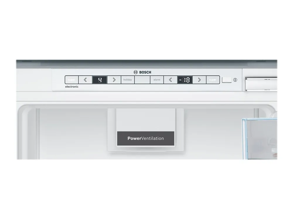 Bosch Serie | 6 KIS77ADD0 - Køleskab/fryser - bund-fryser - til indbygning - niche - bredde: 56 cm - dybde: 55 cm - højde: 158 cm - 229 liter - Klasse D