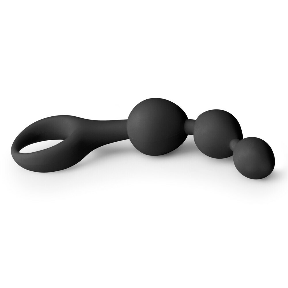 Easytoys Siliconen Anale Kralen DildoZwart