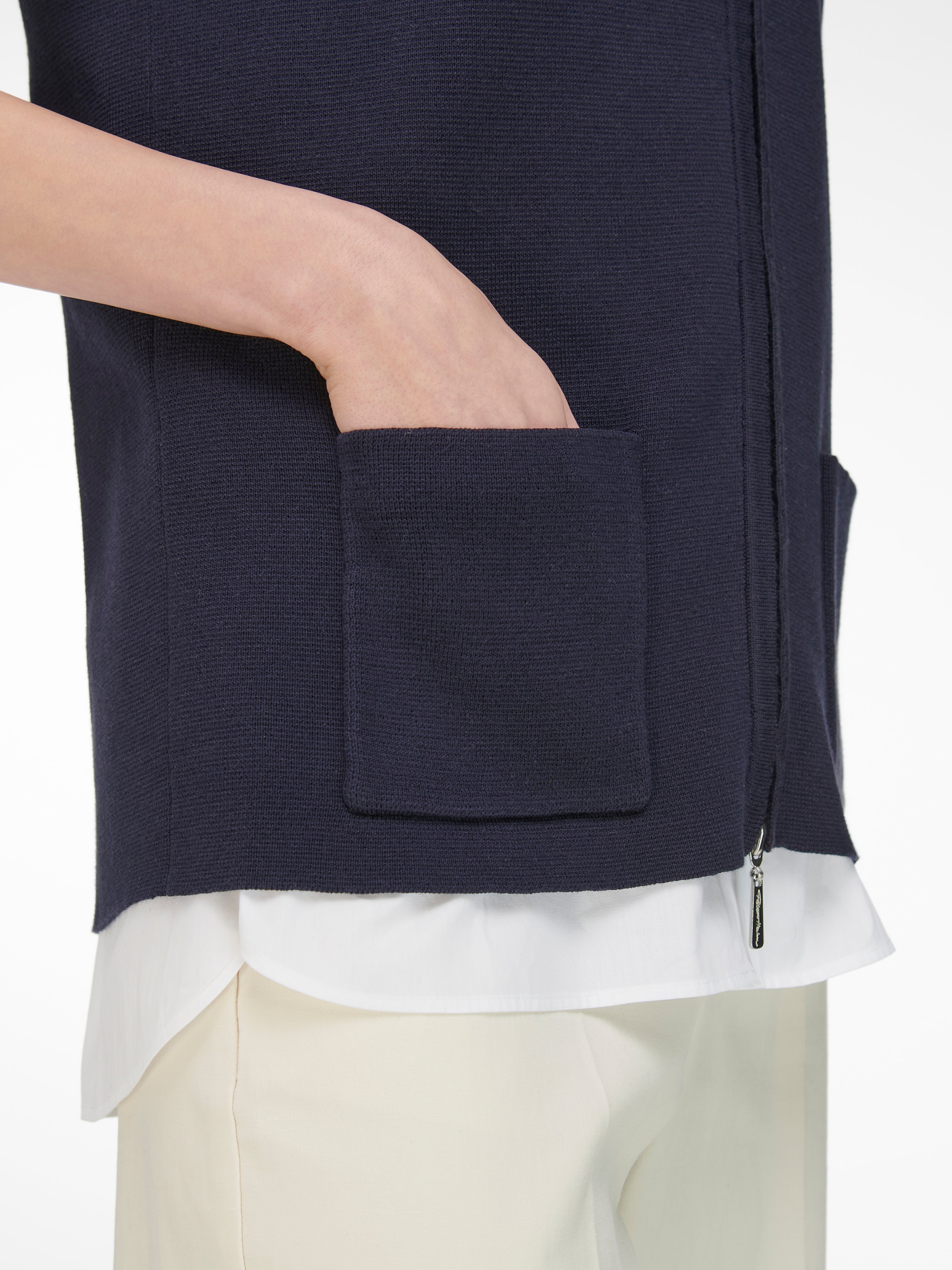 Strickweste aus 100% Supima Baumwolle