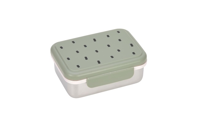 LÄSSIG Lunchbox »Edelstahl Happy Prints Olivgrün« 1 Stk. tlg.