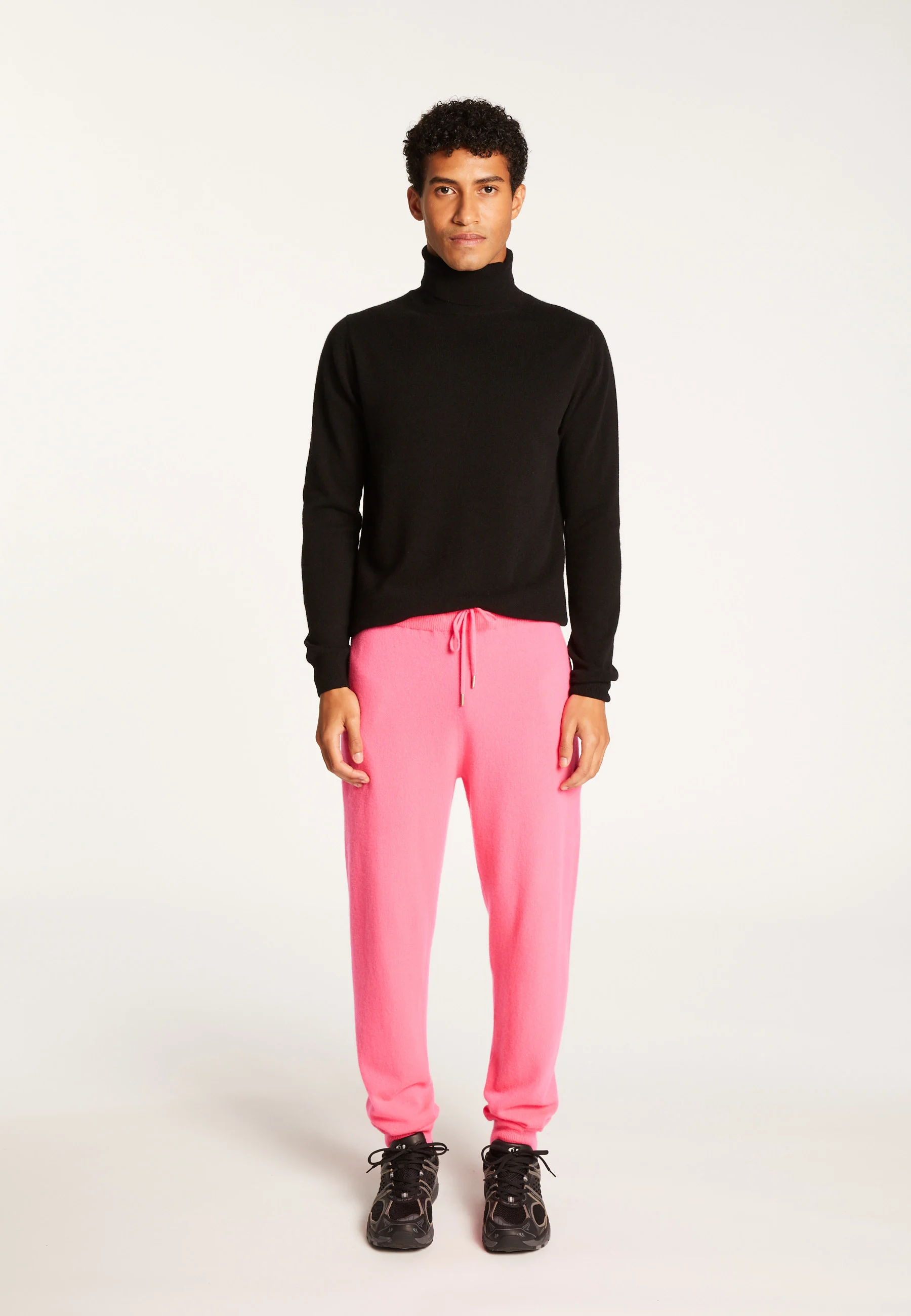 EMERYAH24 - Pantalon en cachemire | Rose