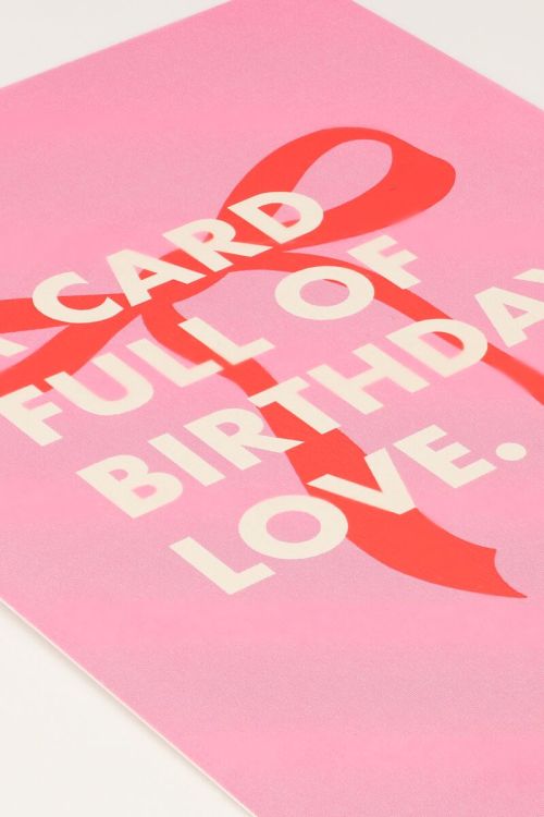 Birthday love kaart