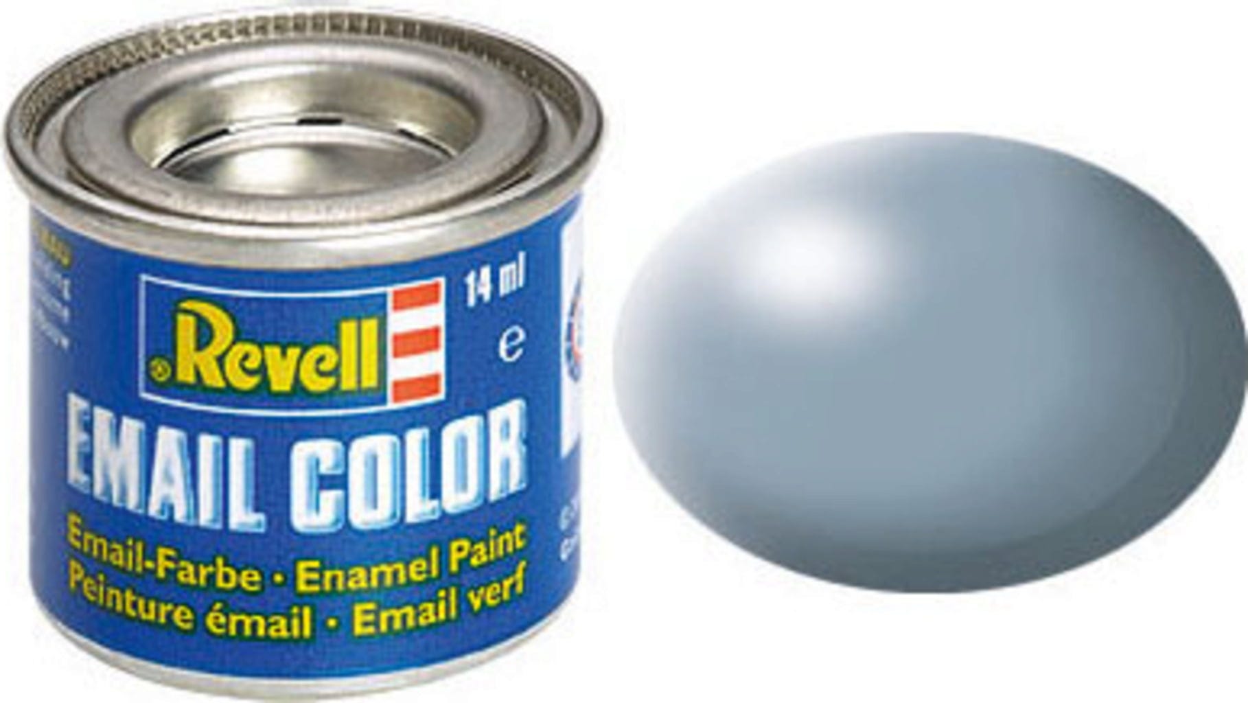 Revell  Email Color grau, seidenmatt, 14 ml    Die beliebten Farben von Revell in 89 verschiedenen Farbtönen