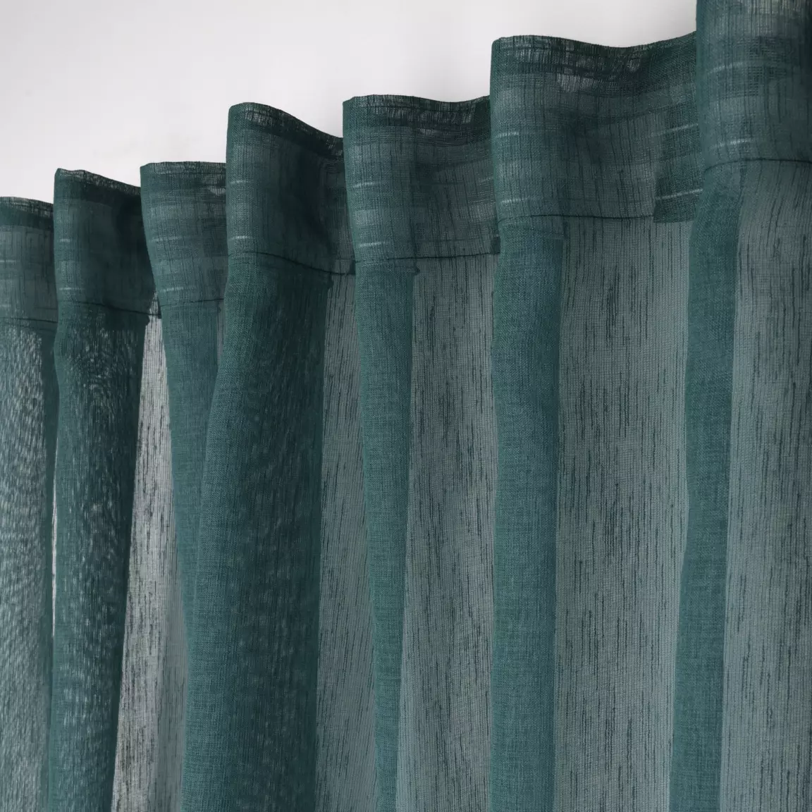 Voilage galon fronceur (140 x 260 cm) Derby Vert sapin