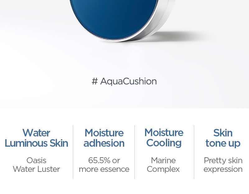 KLAVUU - Blue Pearlsation Hoge Dekking Marine Collageen Aqua Cushion SPF50+ PA+++ 12g