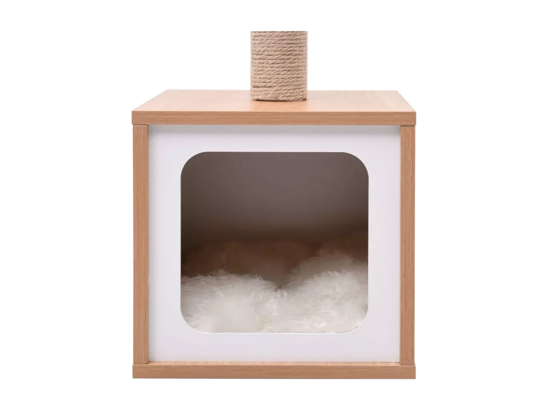 Arbre à chat avec tapis à gratter en sisal 62 cm
