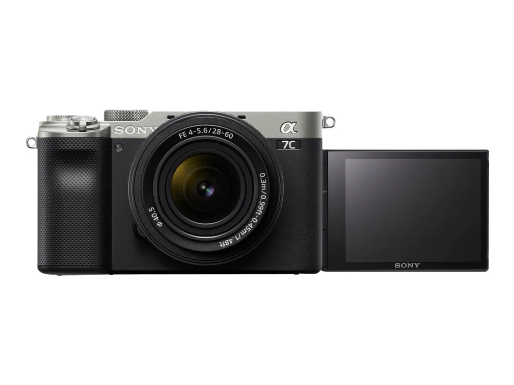 Sony a7C ILCE-7C - Digitalkamera - spejlløst - 24.2 MP - Full Frame - 4K / 30 fps - kun kamerahus - Wireless LAN, NFC, Bluetooth - sølv