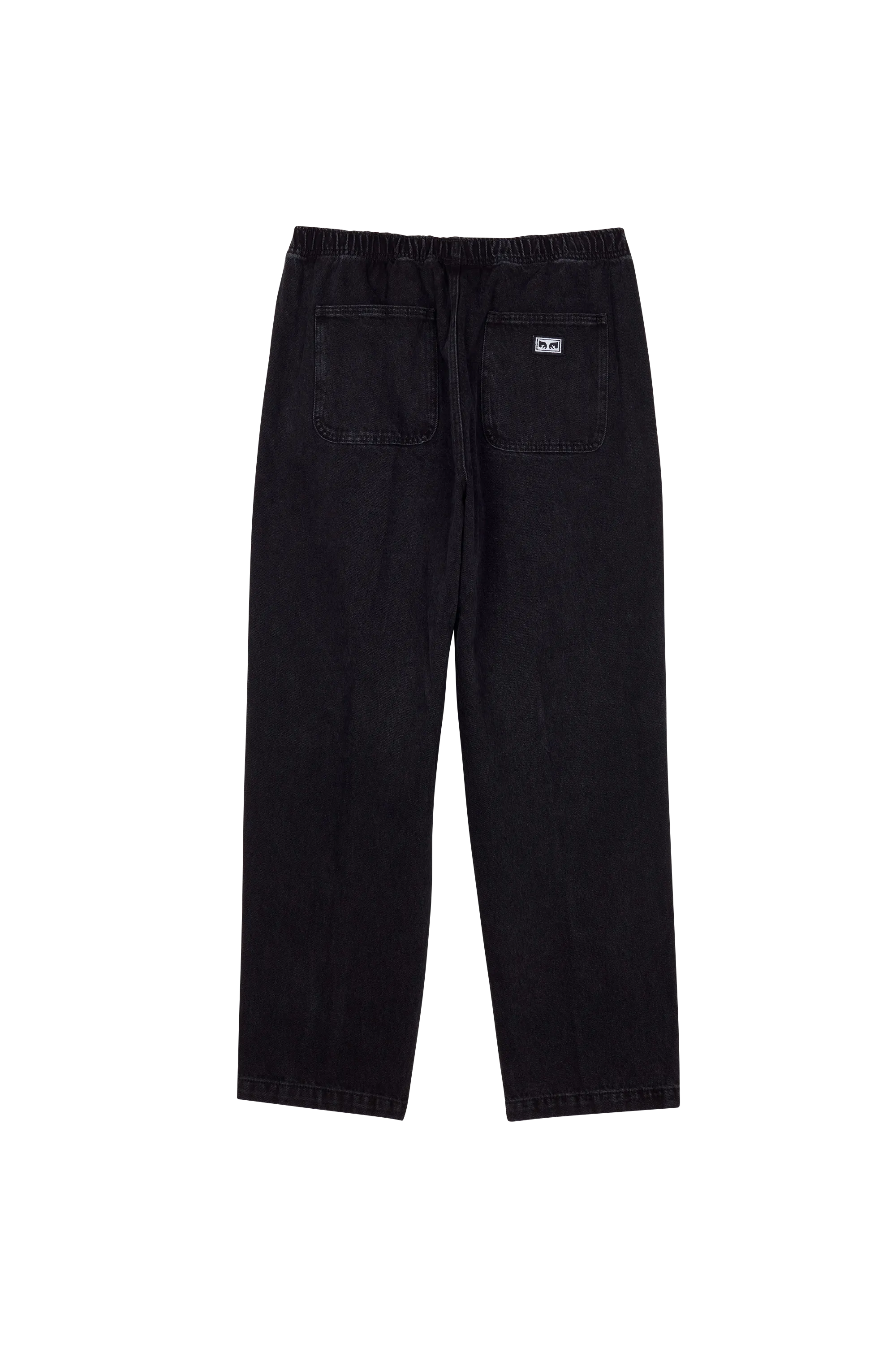 OBEY Jean droit EASY DENIM Noir
