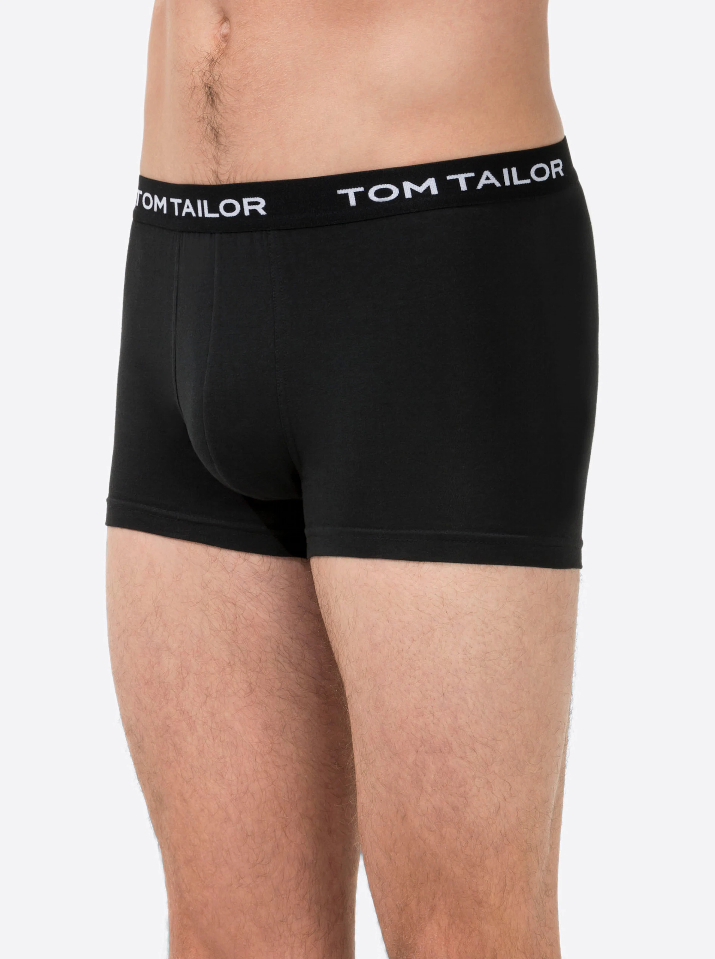 TOM TAILOR Pants in 3 Stück schwarz