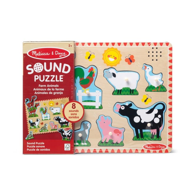 Soundpuzzle™ - Bauernhoftiere - 8 Teile