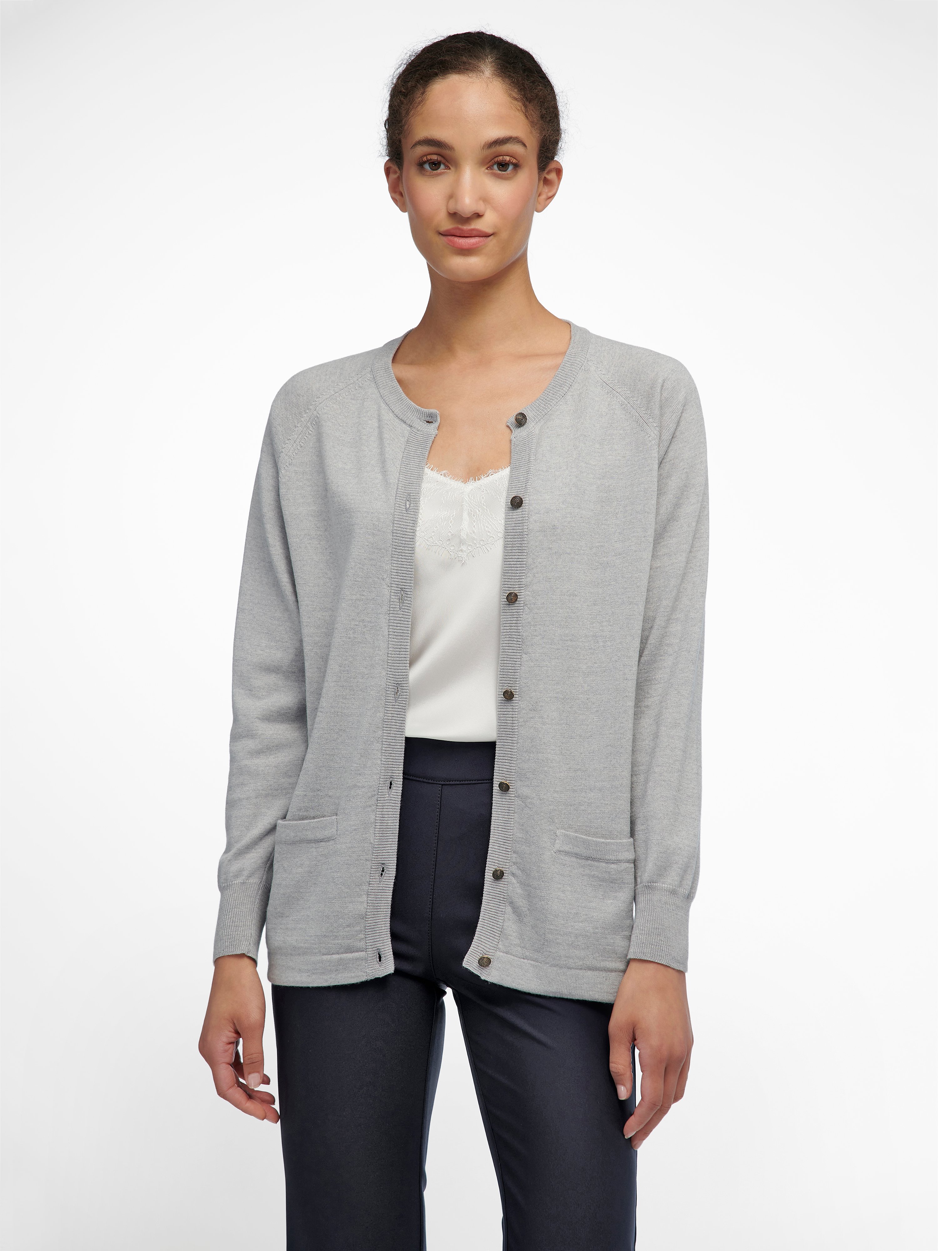 Strickjacke aus 100%Schurwolle Pure Tasmanian Wool