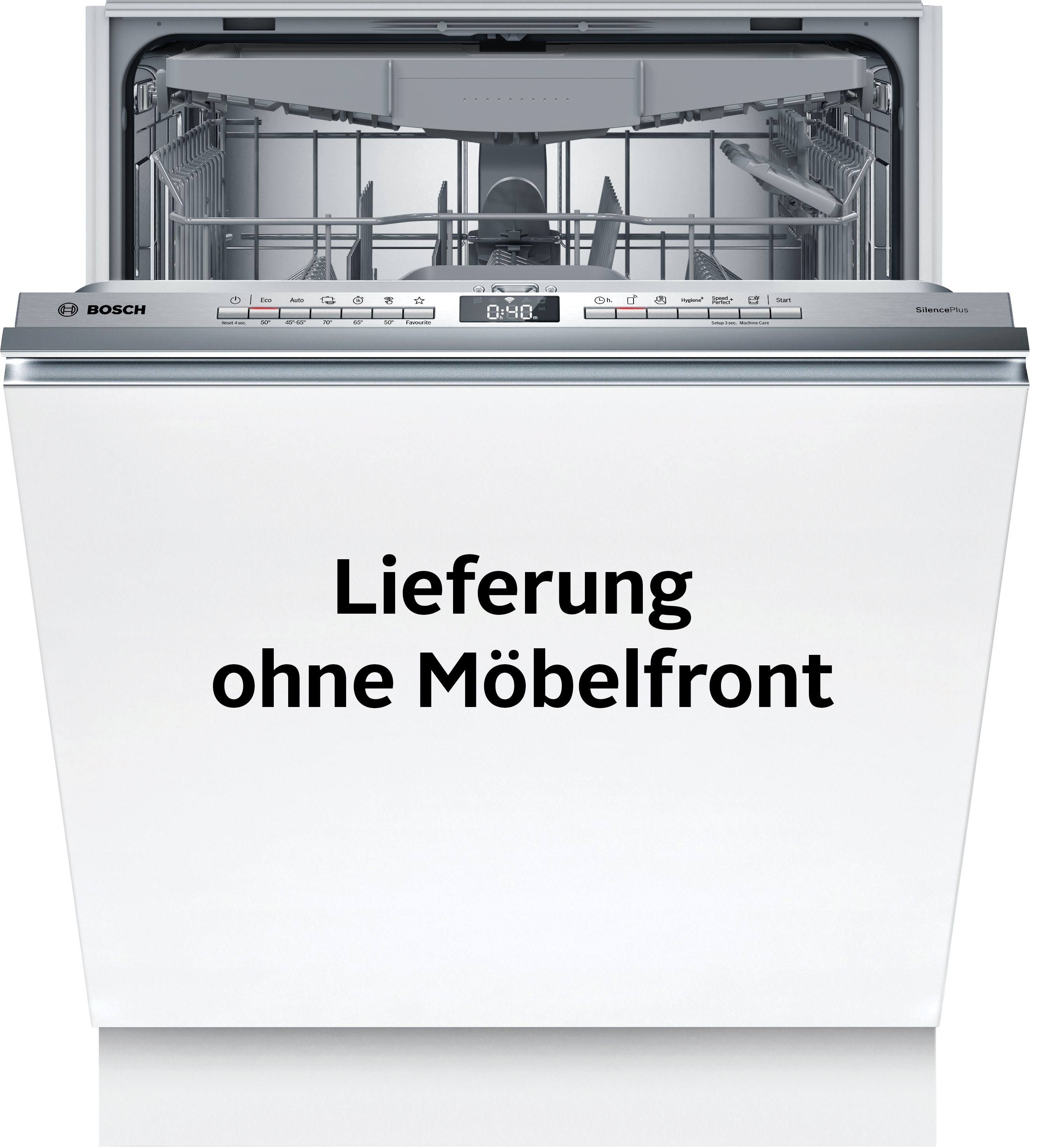 BOSCH vollintegrierbarer Geschirrspüler SMV4EVX09E Energieeffizienz B, silber