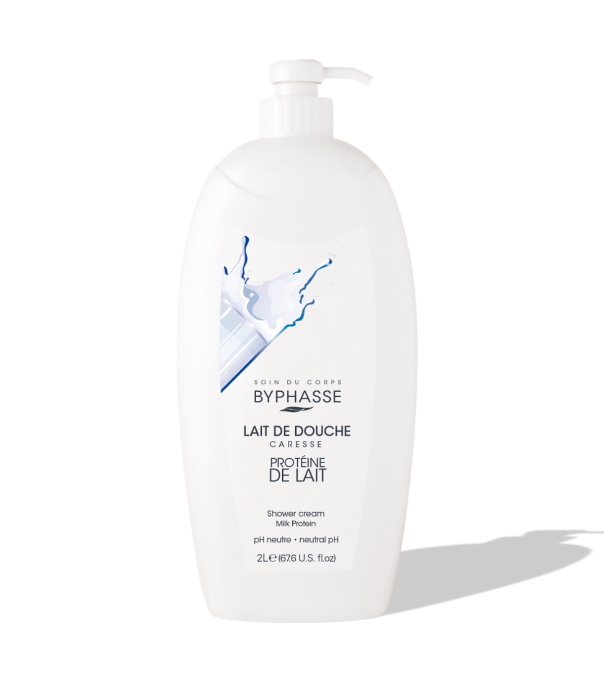 Byphasse - Gel de banho Caresse 2L - Proteína do leite