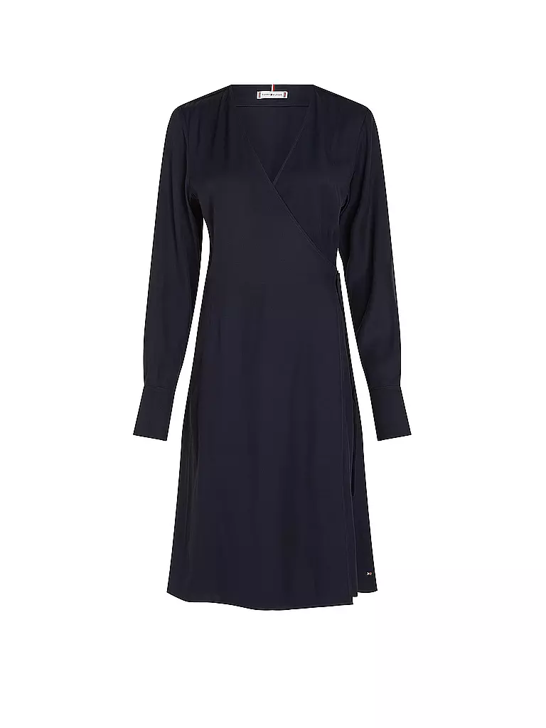 TOMMY HILFIGER Wickelkleid dunkelblau