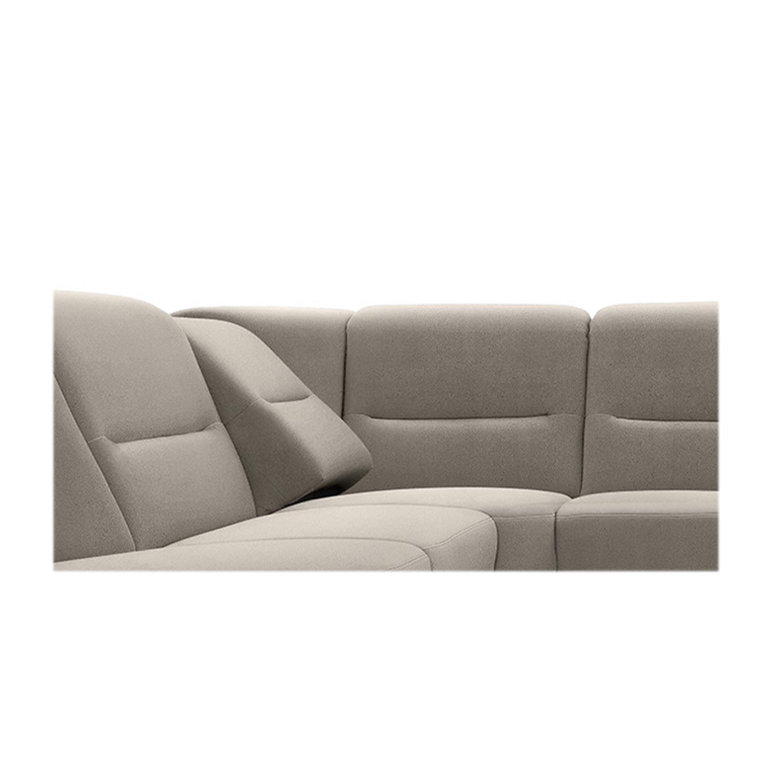 polsterpower Ecksofa - Holiday alu - Basismodell - Ottomane links