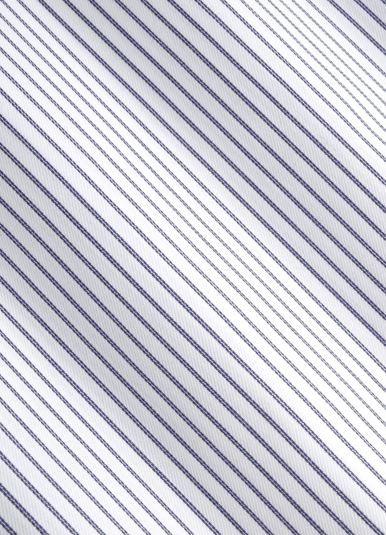 Chemise coupe ajustée en twill bleu marine à rayures