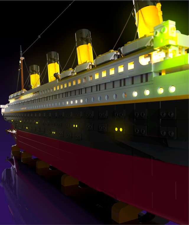 Light My Bricks™ Titanic lyskit