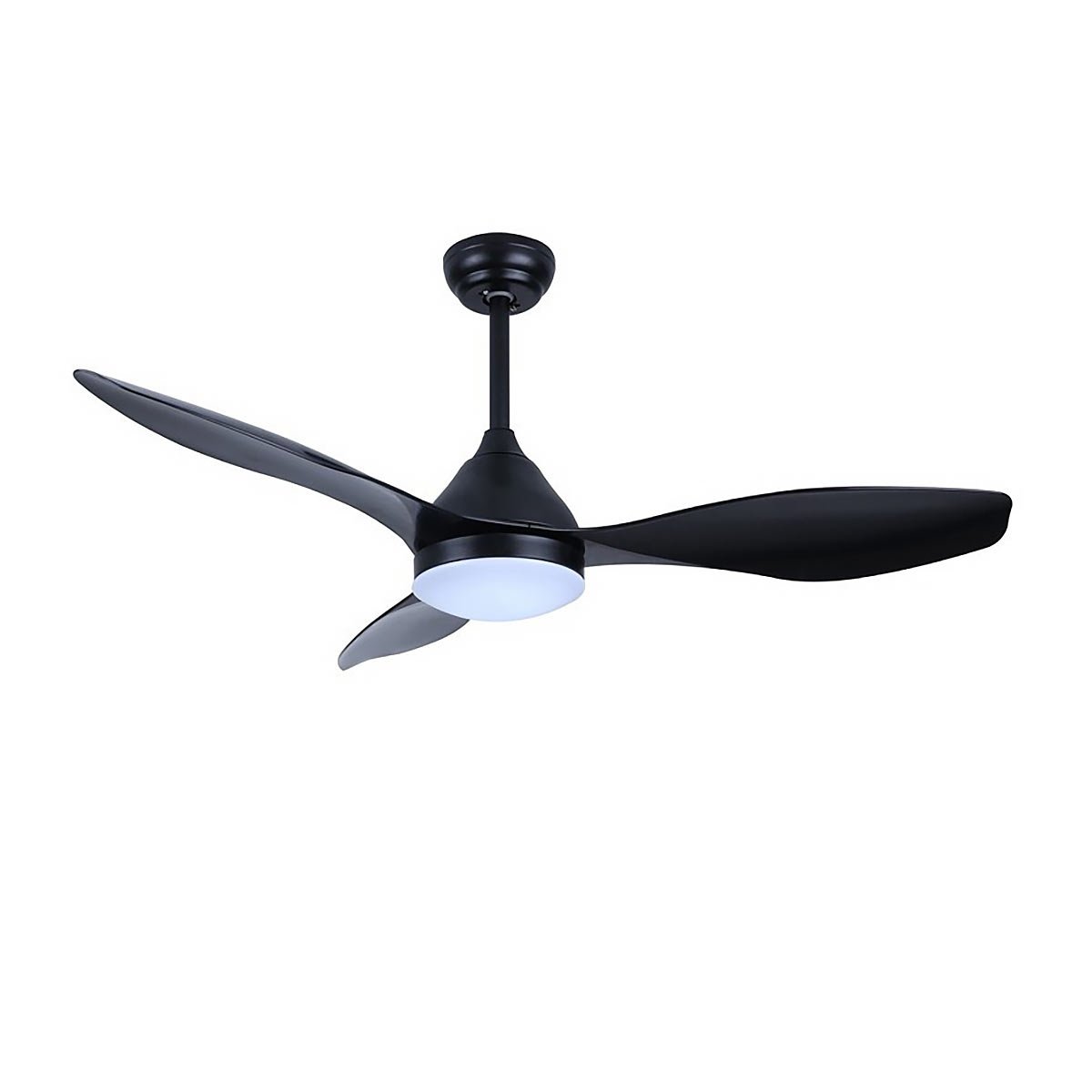 CristalRecord Plafondventilator Stel Ã 120 cm zwart