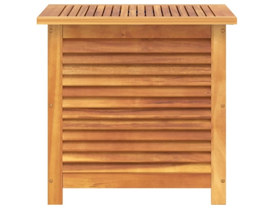 VIDAXL - Coffre Boîte de rangement de jardin persiennes 60x50x56cm bois acac...